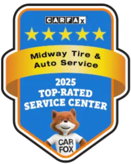 CARFAX 2025 Top-Rated Service Center — view Midway’s CARFAX profile